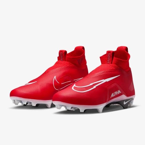 Nike Alpha Menace Elite 3 Men's Football Cleats Shoes Size 12 Red CT6648-616 - Picture 4 of 16